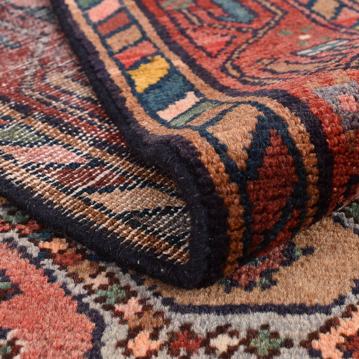 Tapis de couloir Tapis persan - Nomadic - 319 x 112 cm - multicolore