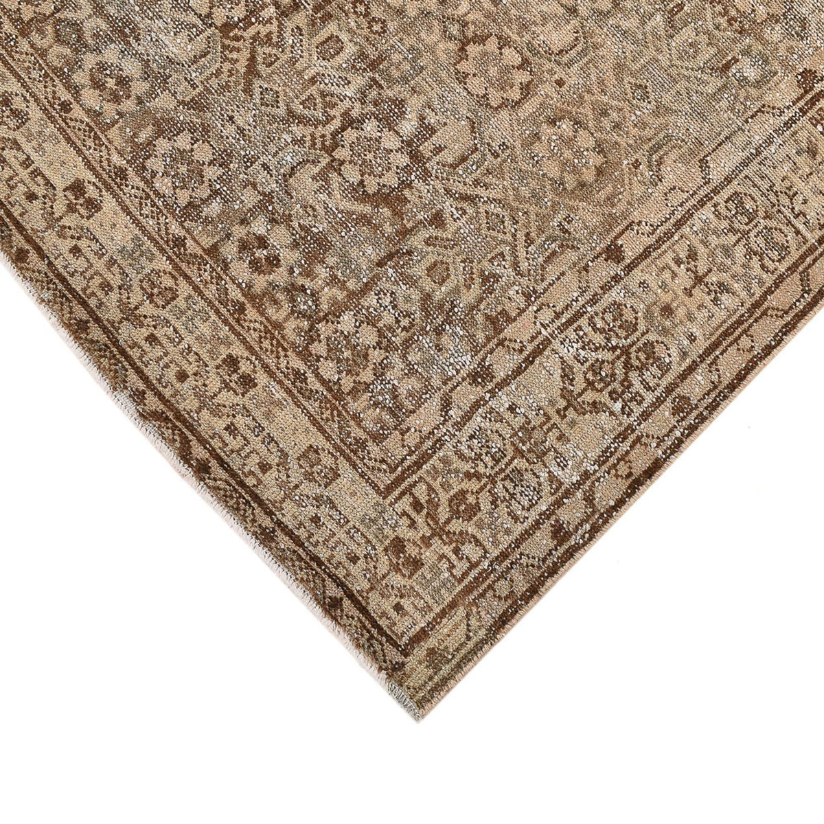 Tapis de couloir Tapis vintage - 408 x 105 cm - beige