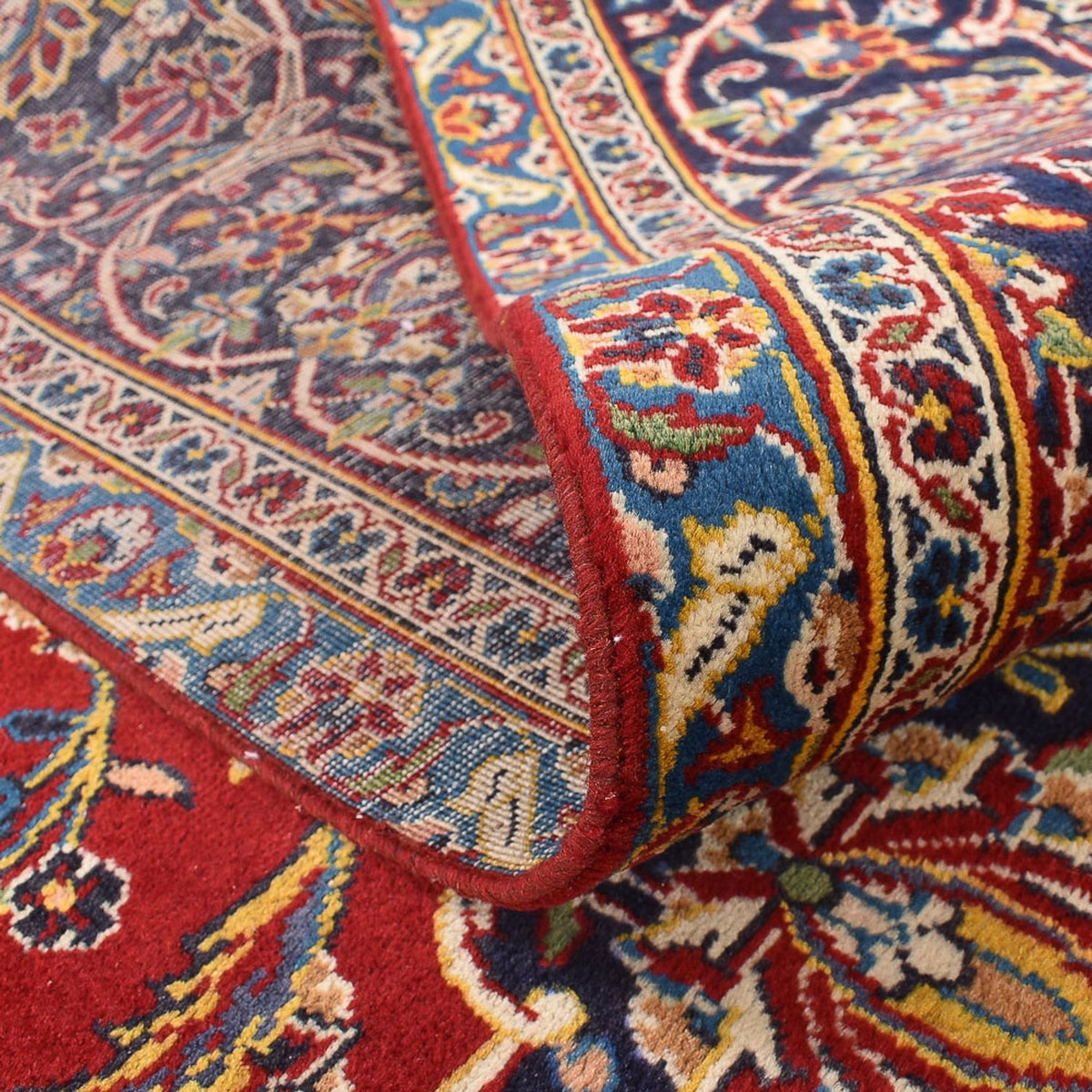 Tapis persan - Keshan - 392 x 290 cm - rouge
