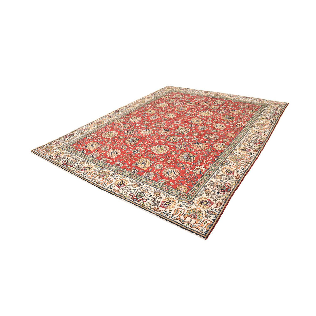 Tapis persan - Tabriz - 373 x 284 cm - rouge
