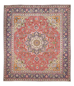 Tapis persan - Tabriz - 374 x 300 cm - rouge