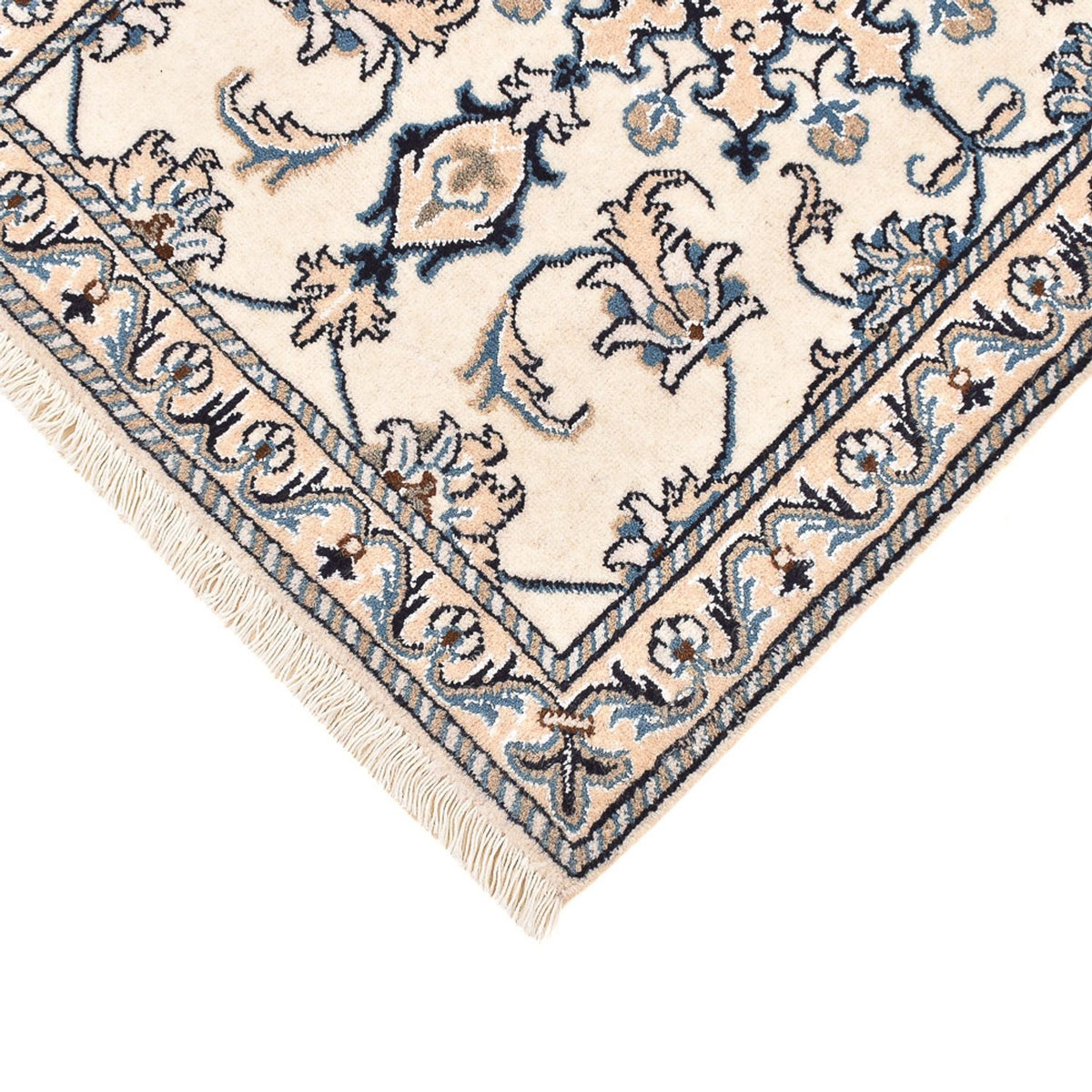 Tapis persan - Nain - 89 x 60 cm - crème