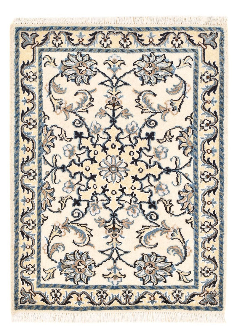 Tapis persan - Nain - 84 x 59 cm - crème