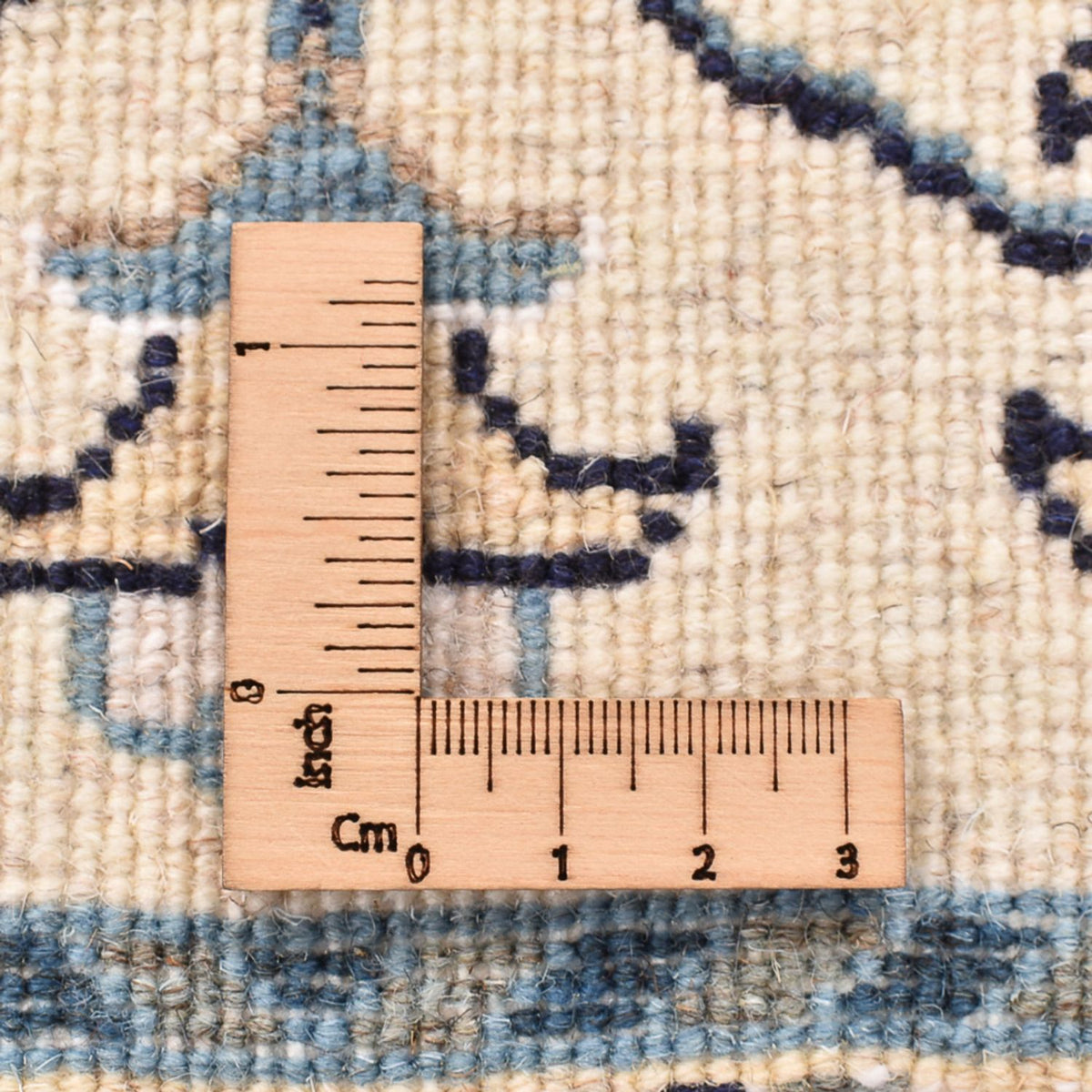 Tapis persan - Nain - 84 x 59 cm - crème