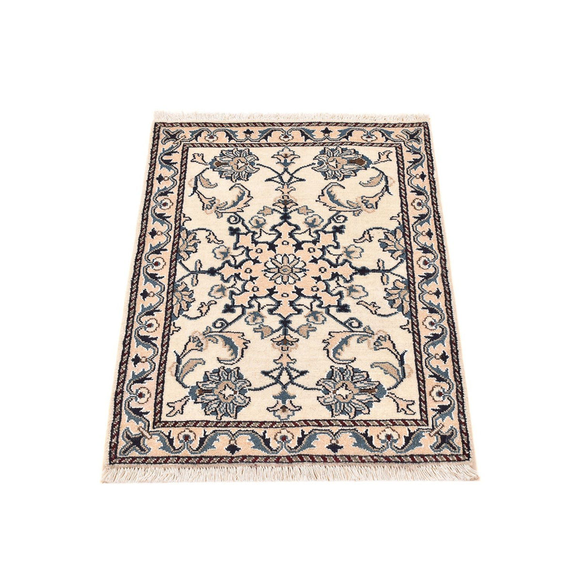 Tapis persan - Nain - 89 x 61 cm - crème
