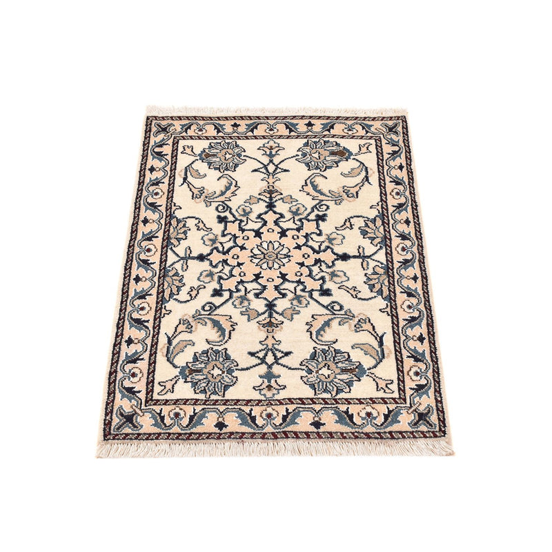 Tapis persan - Nain - 89 x 61 cm - crème