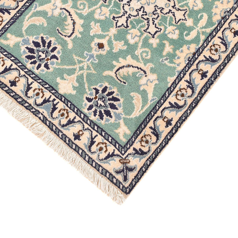 Tapis persan - Nain - 87 x 60 cm - vert clair
