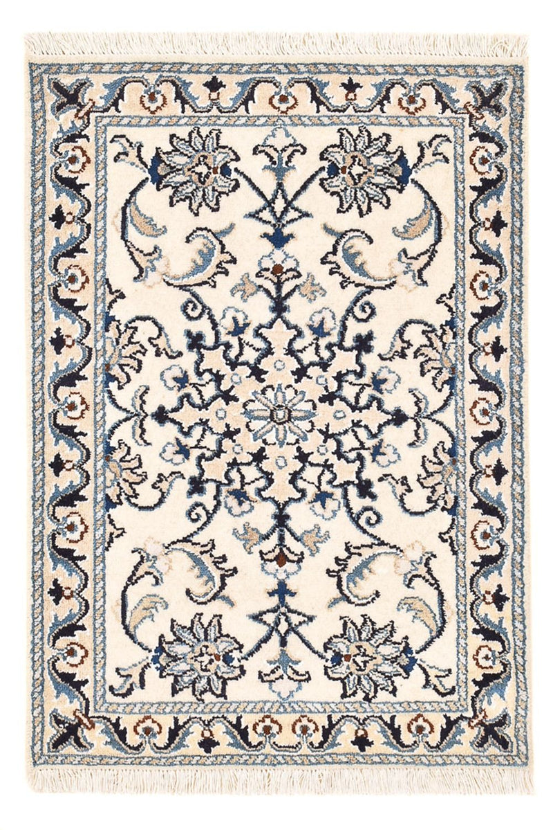 Tapis persan - Nain - 87 x 57 cm - beige