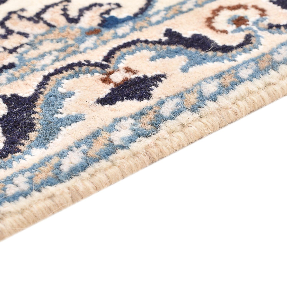 Tapis persan - Nain - 87 x 57 cm - beige