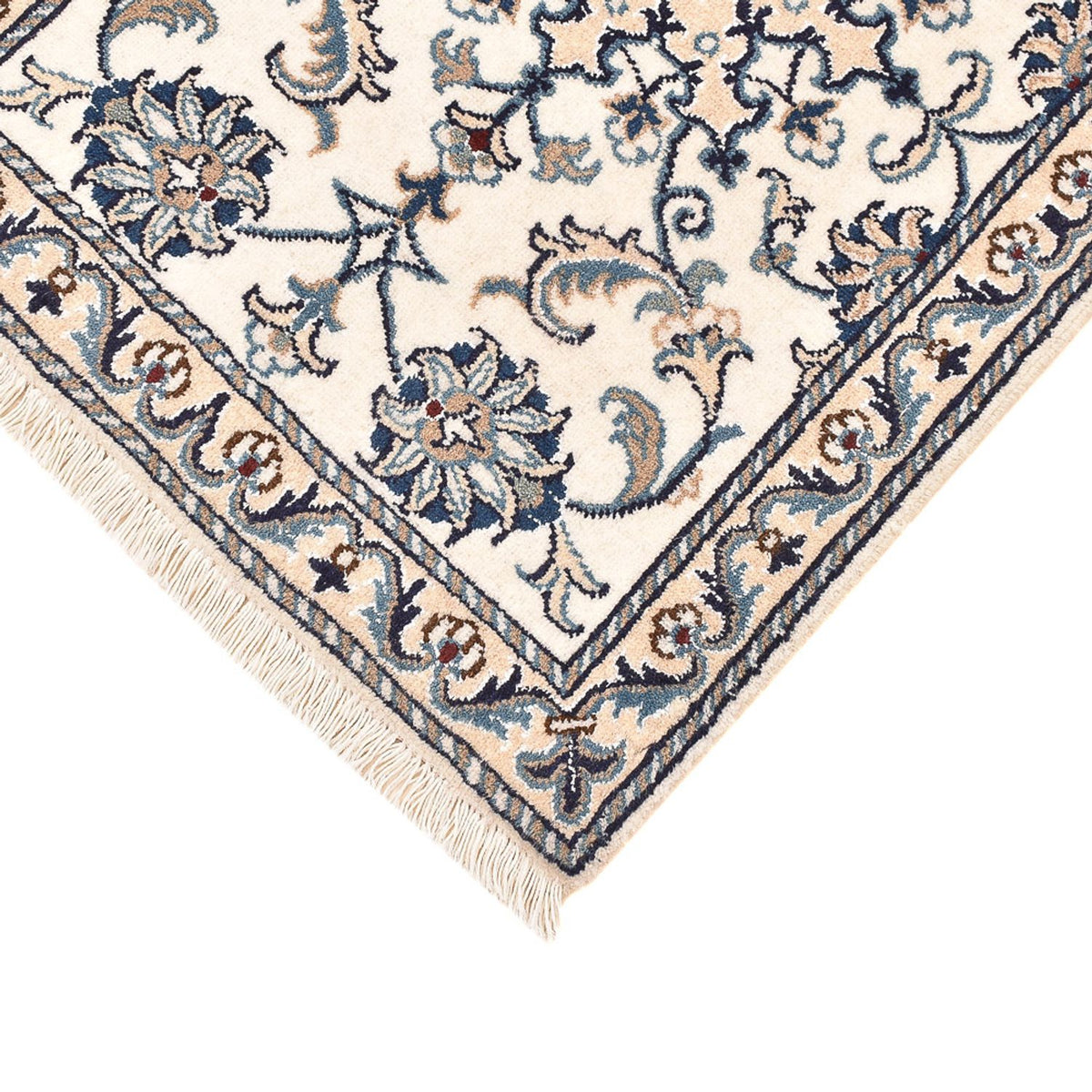 Tapis persan - Nain - 87 x 60 cm - crème