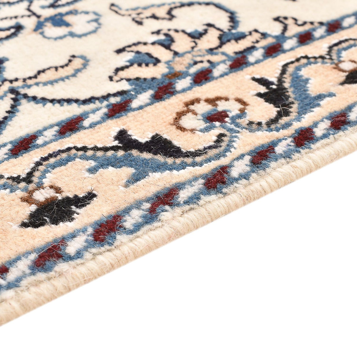 Tapis persan - Nain - 81 x 57 cm - crème