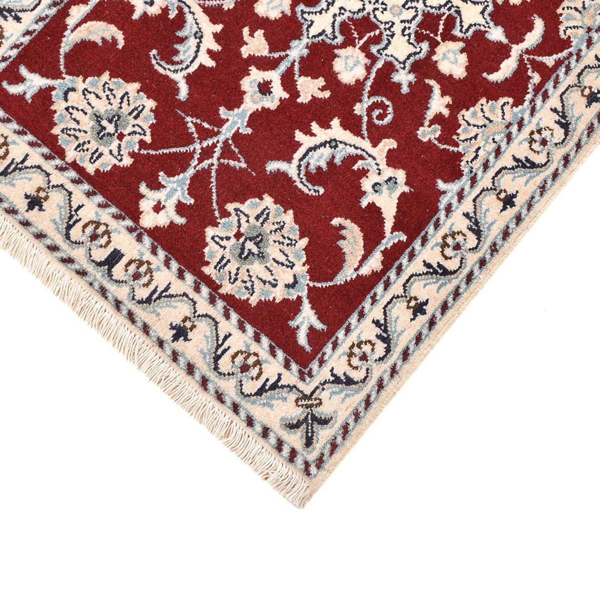 Tapis persan - Nain - 94 x 60 cm - rouge