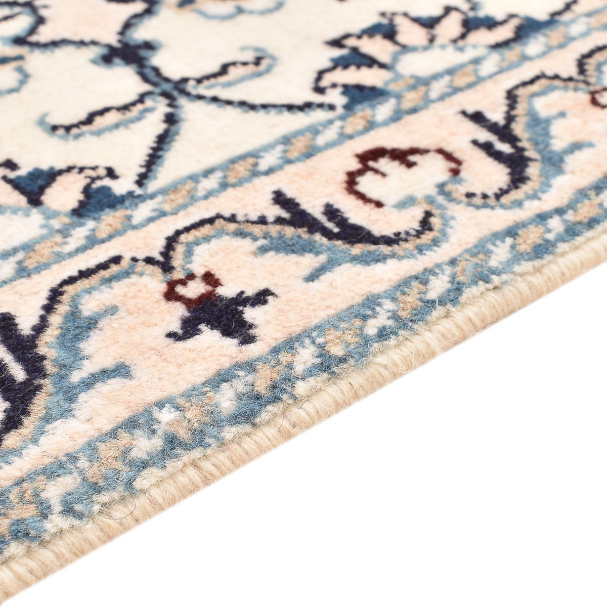 Tapis persan - Nain - 84 x 58 cm - crème