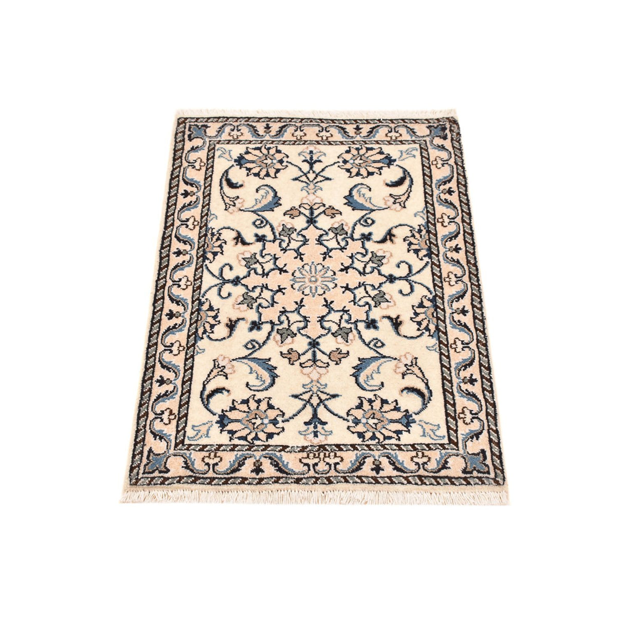 Tapis persan - Nain - 83 x 58 cm - crème