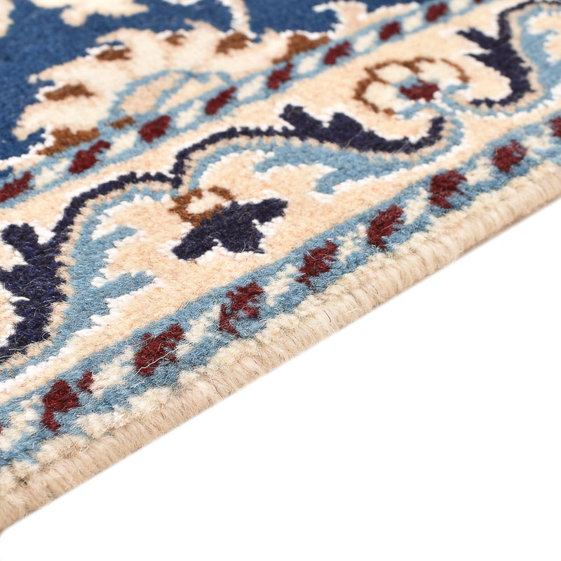 Tapis persan - Nain - 85 x 60 cm - bleu