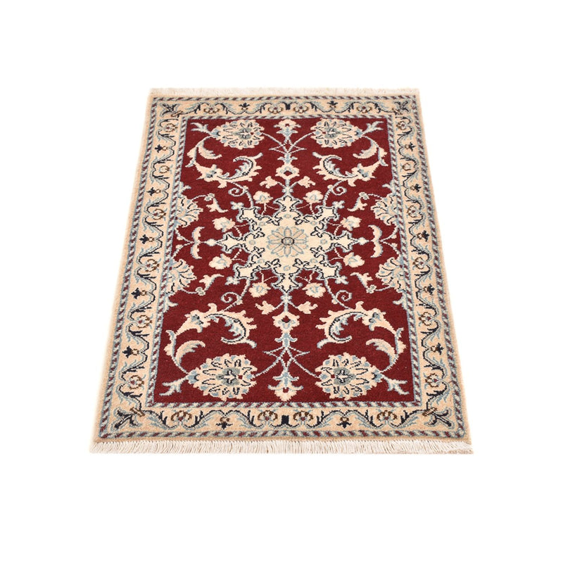 Tapis persan - Nain - 95 x 60 cm - rouge