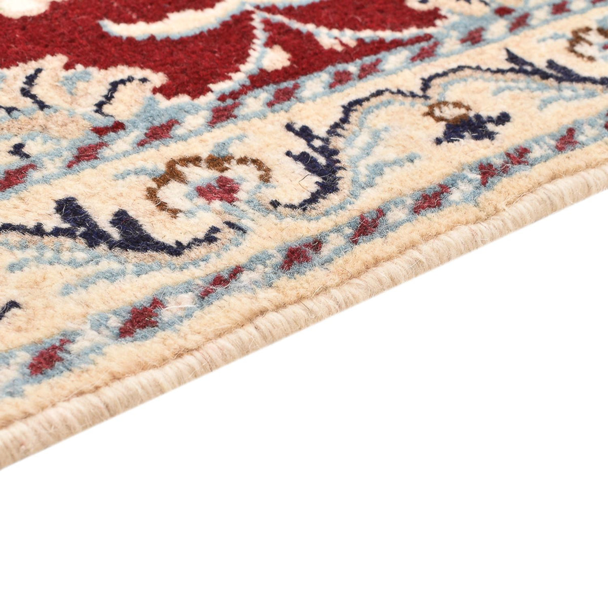 Tapis persan - Nain - 96 x 61 cm - rouge
