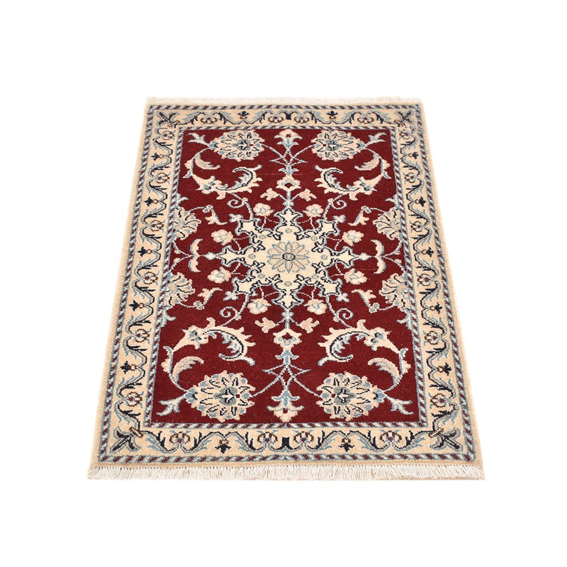 Tapis persan - Nain - 96 x 61 cm - rouge