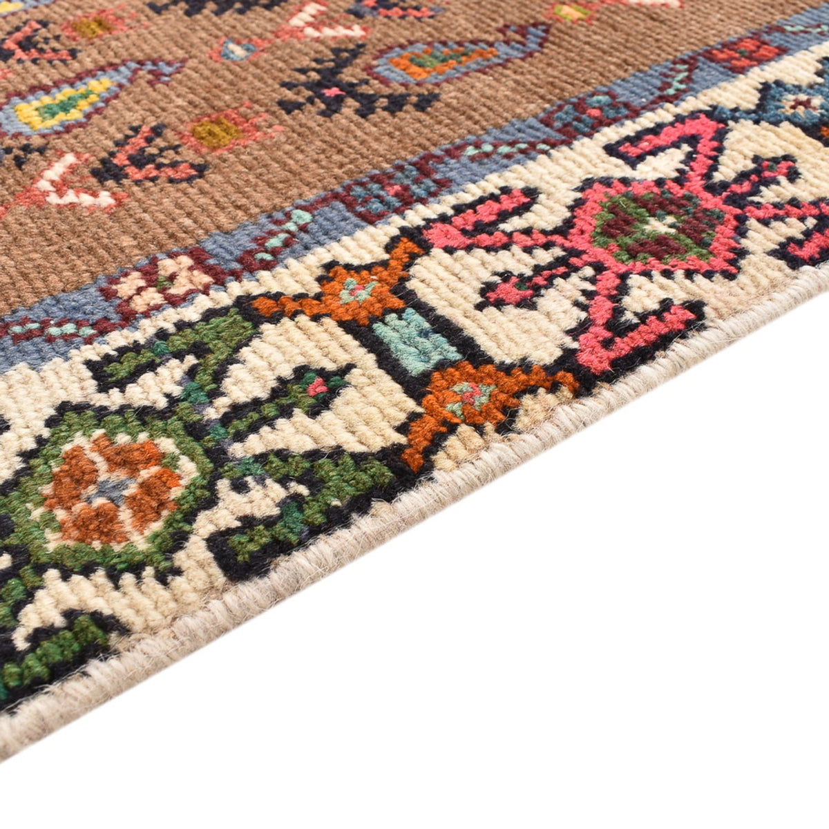 Tapis de couloir Tapis persan - Nomadic - 400 x 98 cm - rouille