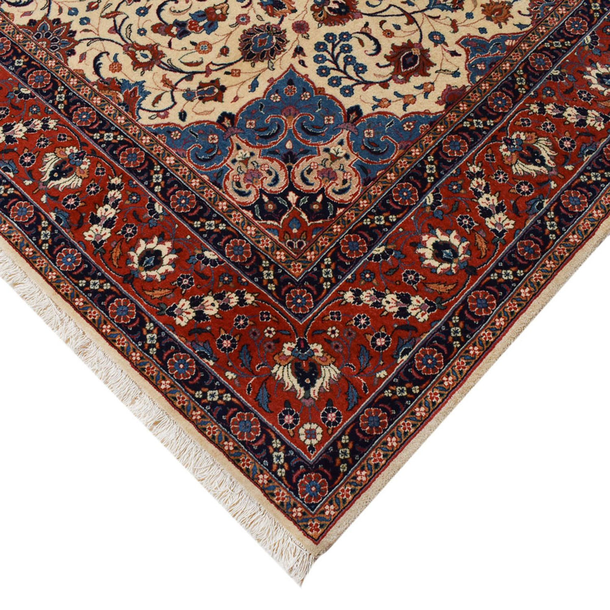 Tapis persan - Ghom - 292 x 210 cm - sable