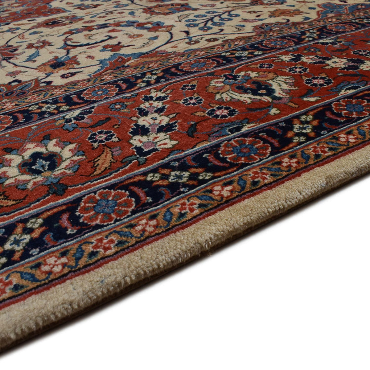 Tapis persan - Ghom - 292 x 210 cm - sable