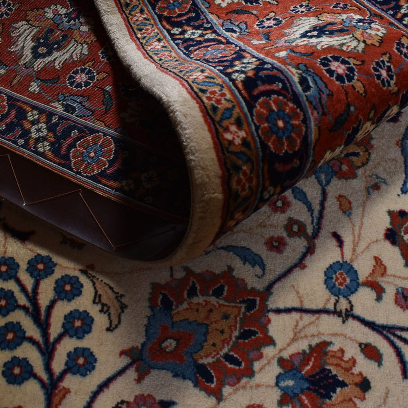 Tapis persan - Ghom - 292 x 210 cm - sable