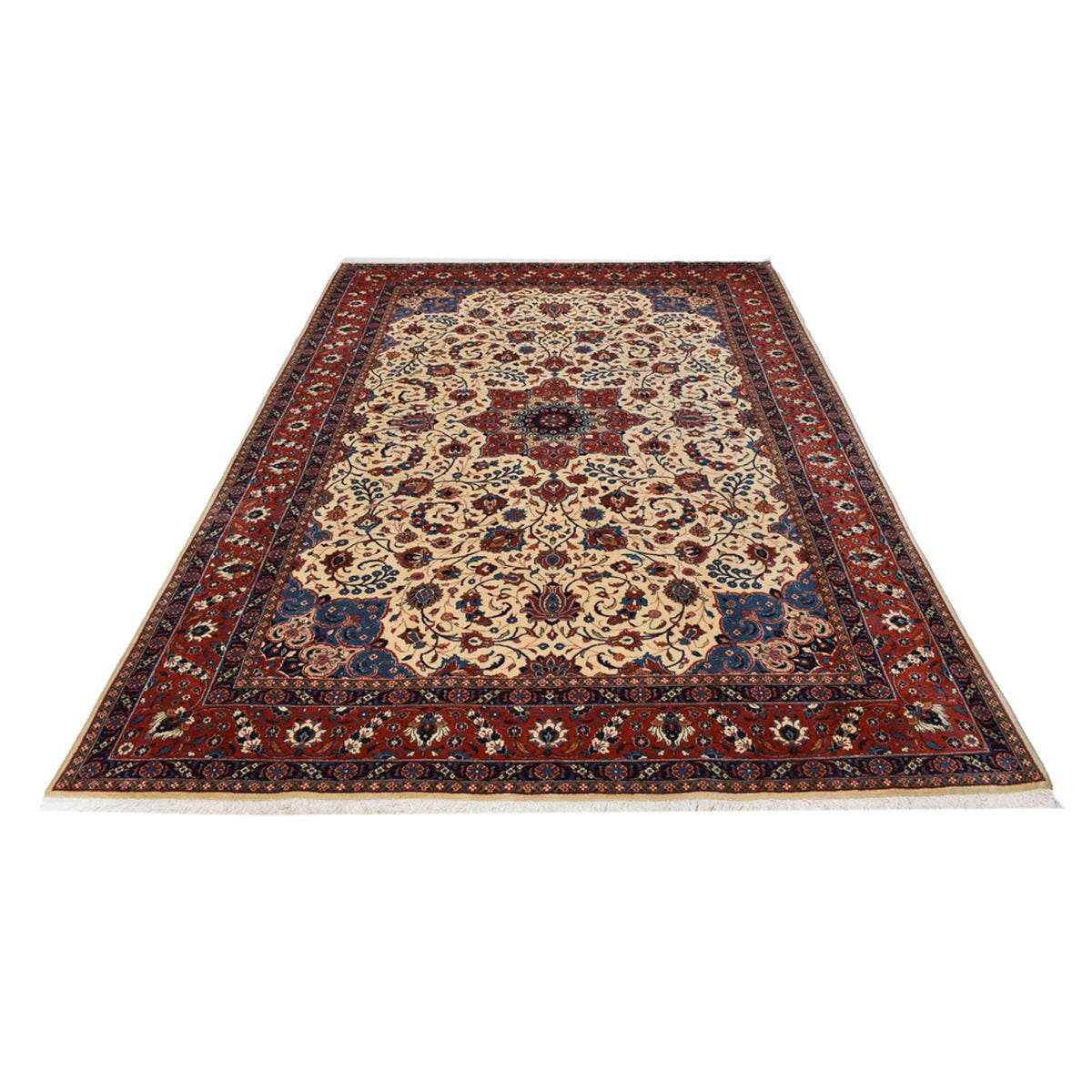 Tapis persan - Ghom - 292 x 210 cm - sable