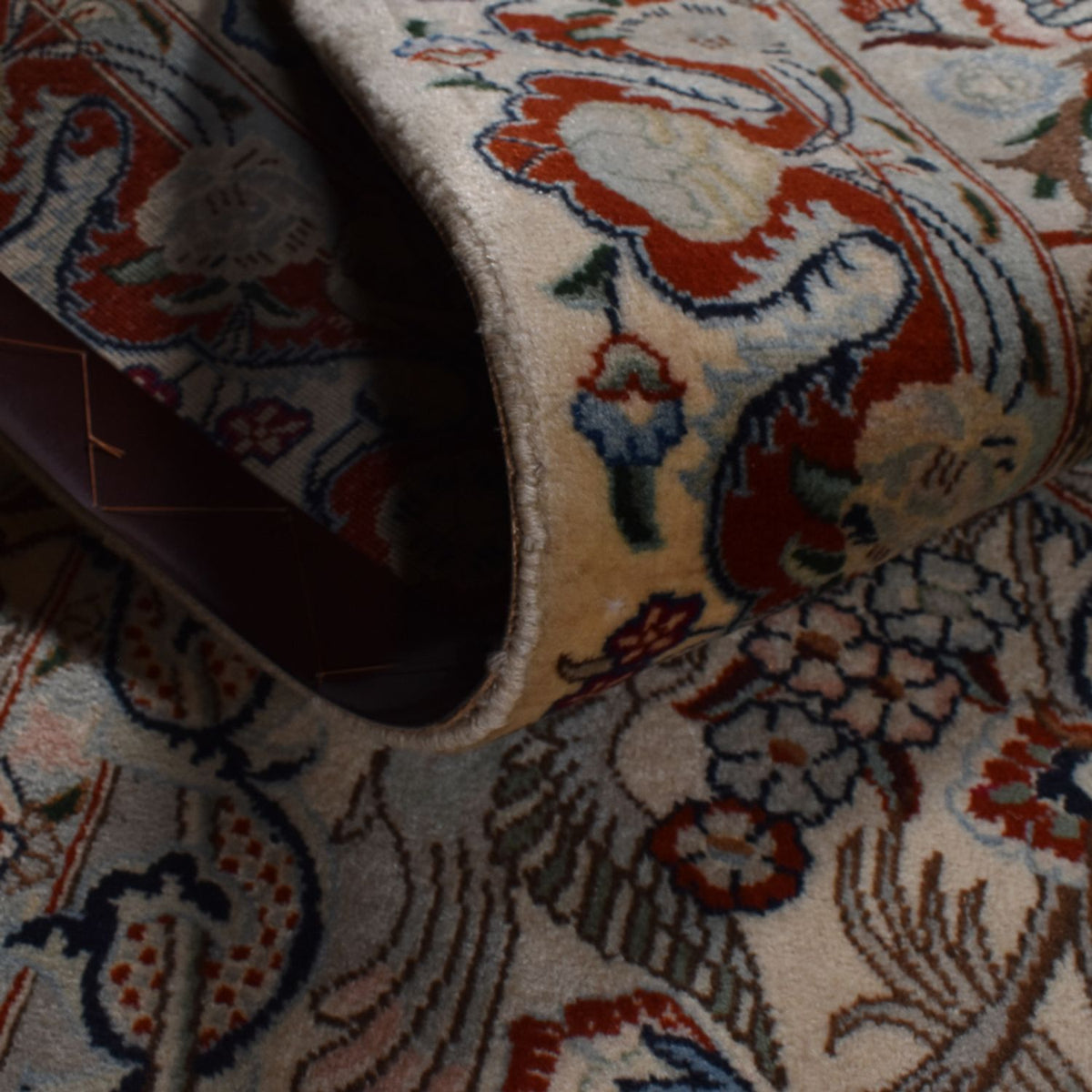 Tapis persan - Keshan - 301 x 201 cm - sable