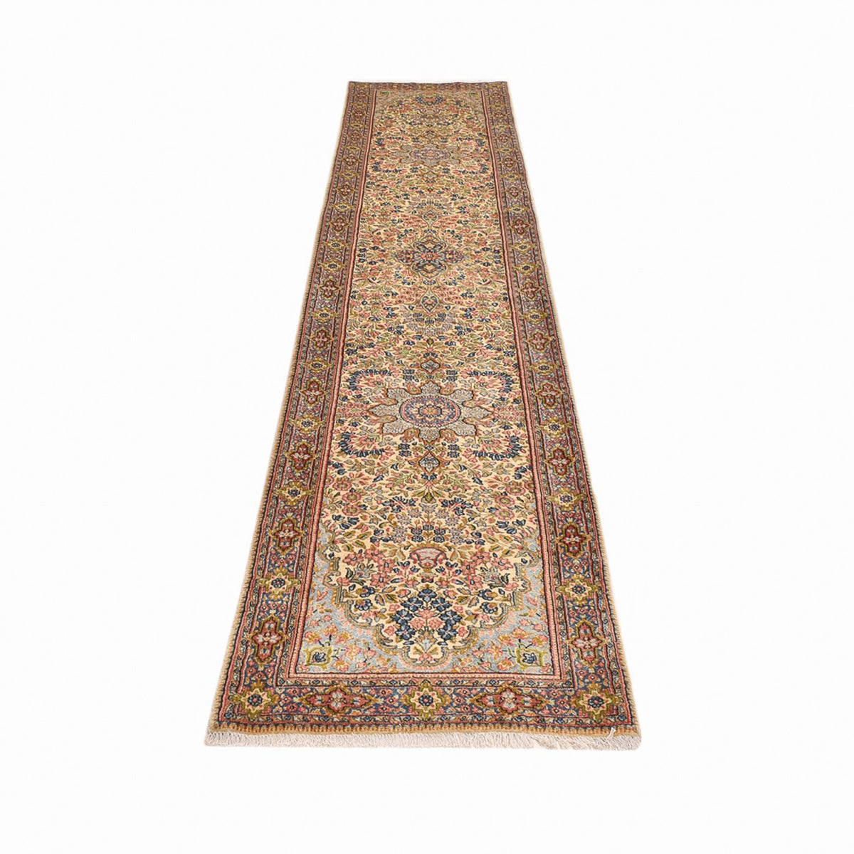 Tapis de couloir Tapis persan - Royal - 385 x 79 cm - beige clair