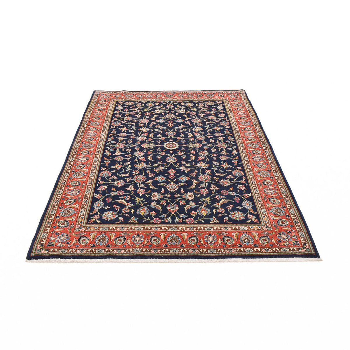 Tapis persan - Classique - 255 x 184 cm - bleu foncé