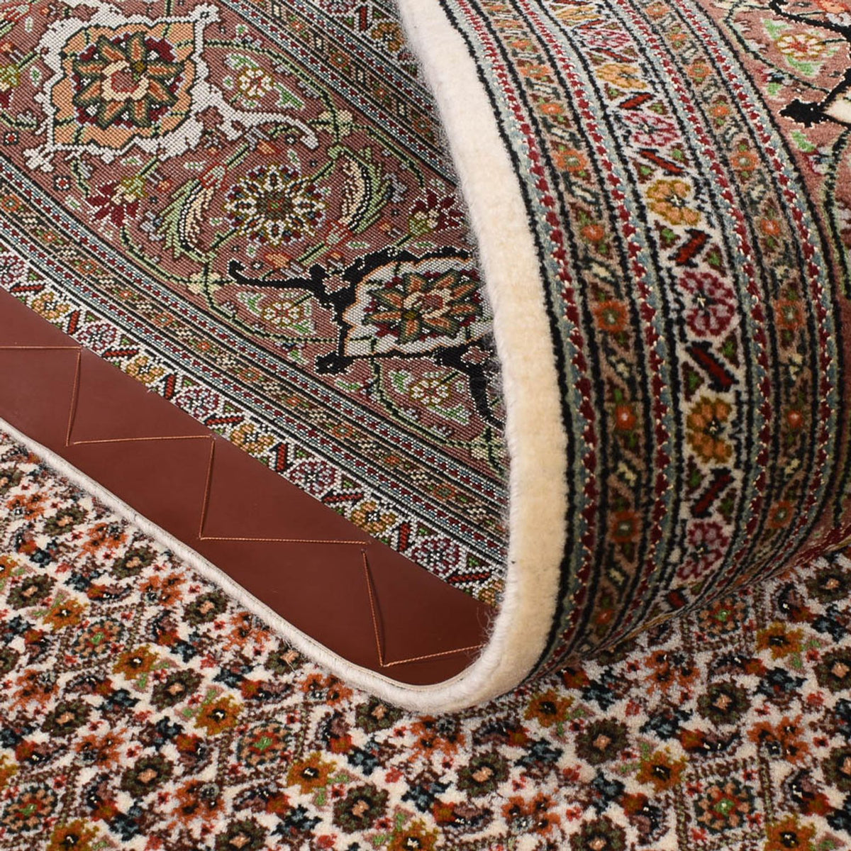 Tapis persan - Tabriz - Royal - 284 x 184 cm - beige foncé