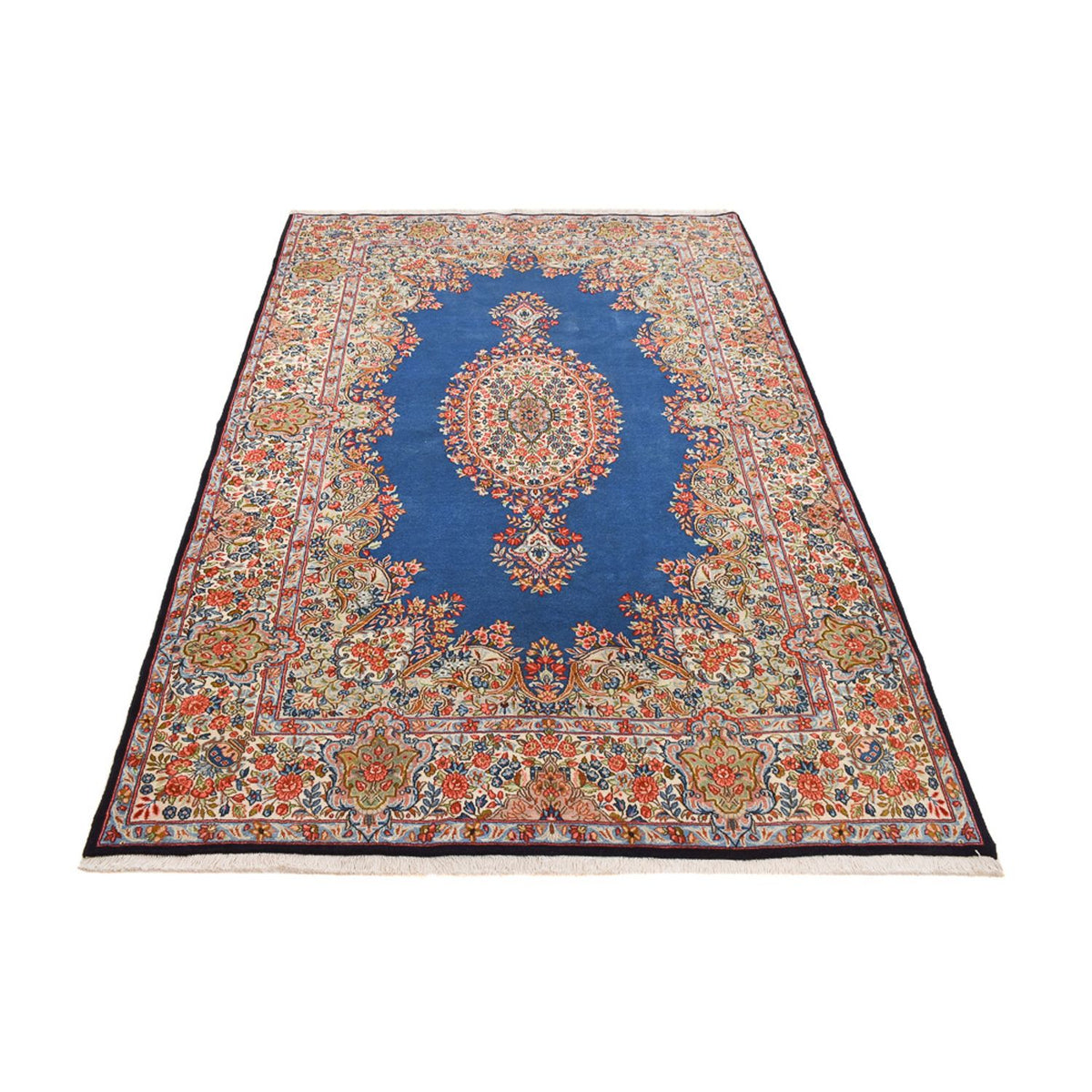 Tapis persan - Royal - 275 x 177 cm - bleu