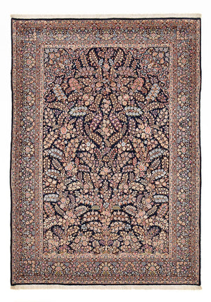Tapis persan - Classique - 302 x 206 cm - bleu foncé