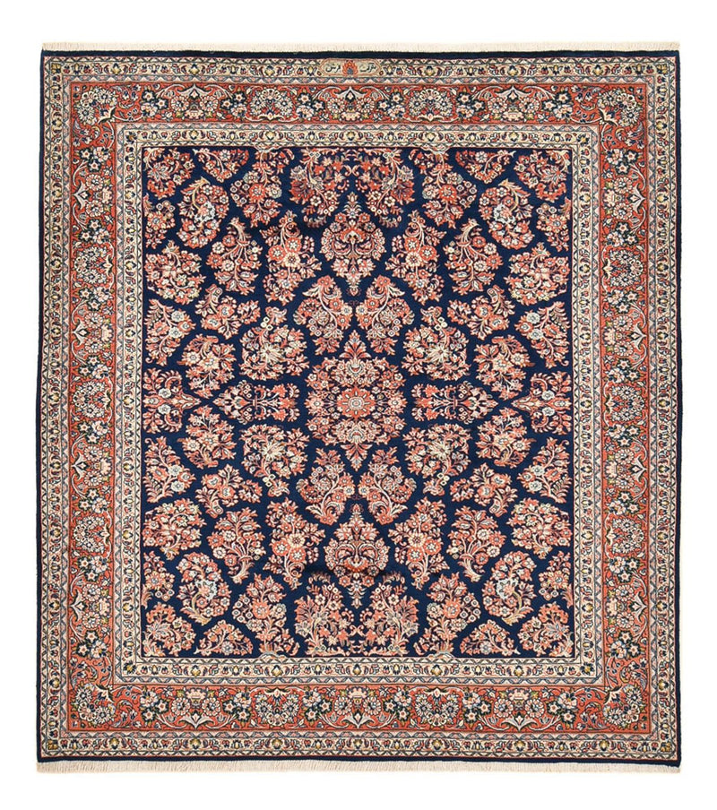 Tapis persan - Classique - 247 x 215 cm - bleu foncé