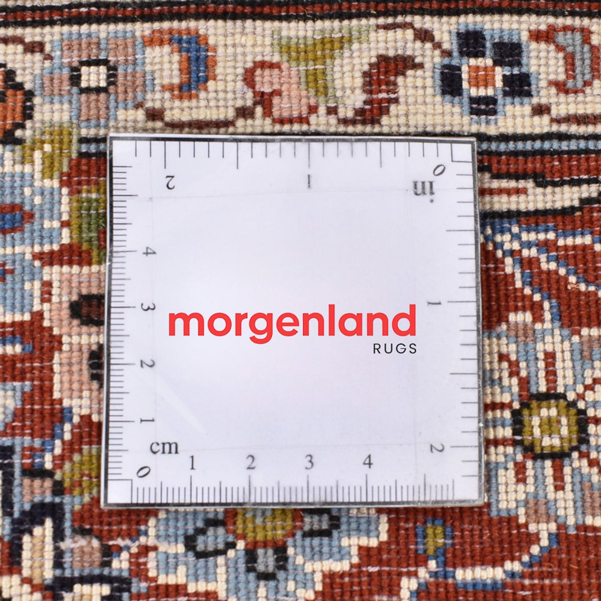 Tapis persan - Nain - 135 x 90 cm - bleu foncé