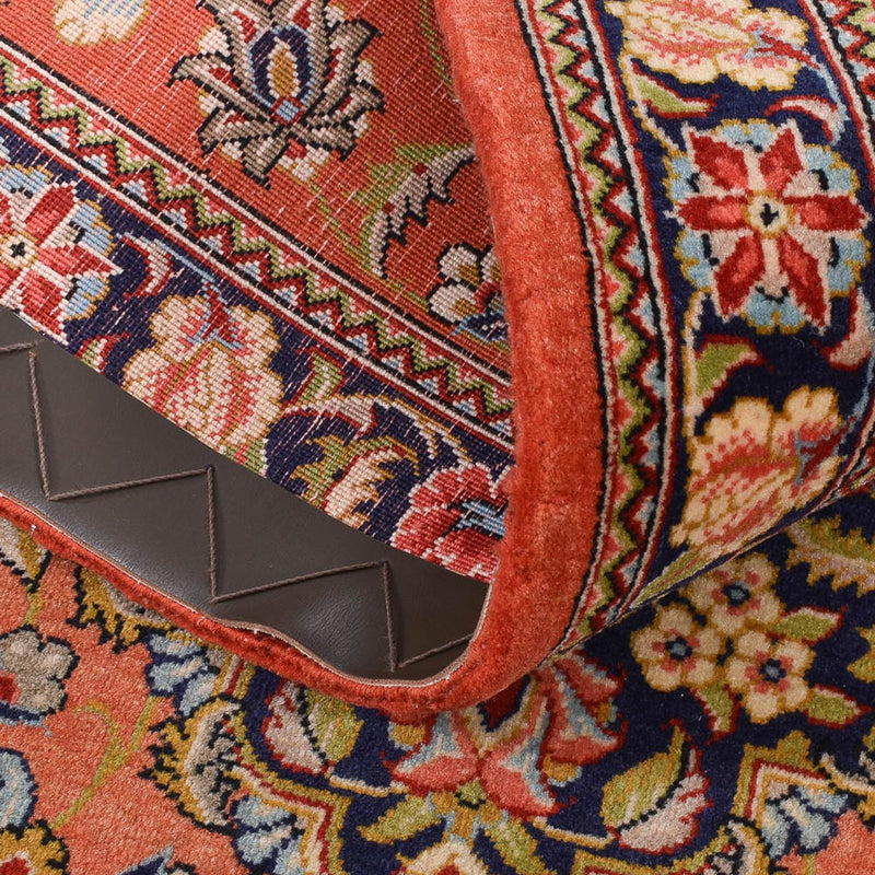 Tapis de couloir Tapis persan - Ghom - 195 x 71 cm - orange