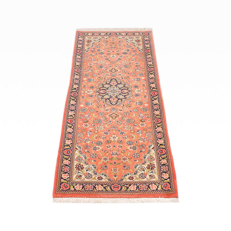 Tapis de couloir Tapis persan - Ghom - 195 x 71 cm - orange