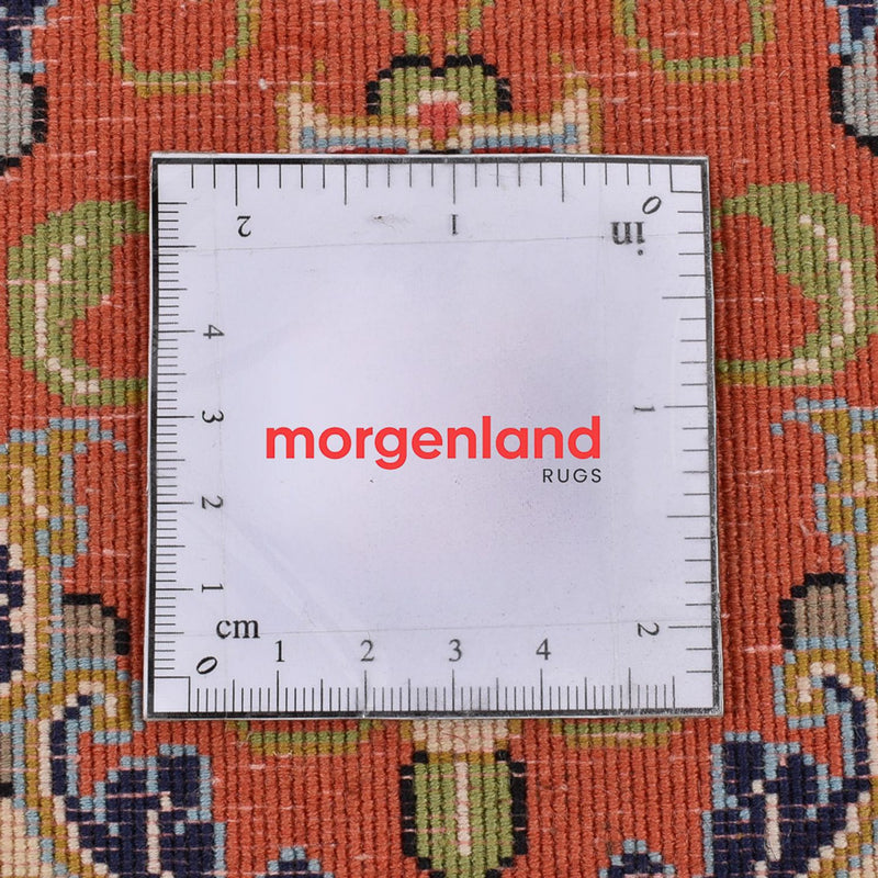 Tapis de couloir Tapis persan - Ghom - 195 x 71 cm - orange