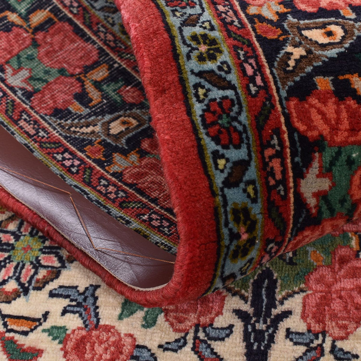 Tapis de couloir Tapis persan - Bidjar - 405 x 95 cm - beige foncé