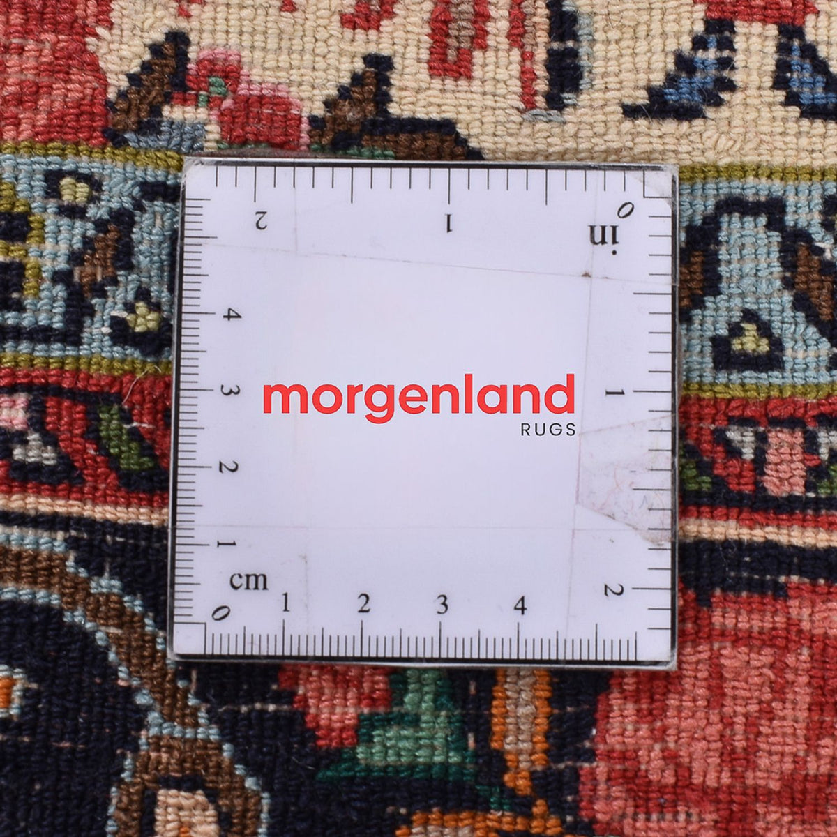 Tapis de couloir Tapis persan - Bidjar - 405 x 95 cm - beige foncé