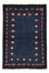 Tapis Gabbeh - Loribaft Persan - 143 x 110 cm - bleu foncé