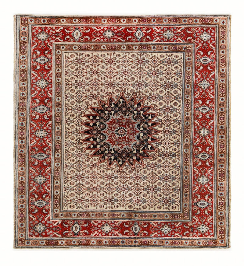 Tapis persan - Classique carré  - 202 x 186 cm - beige foncé