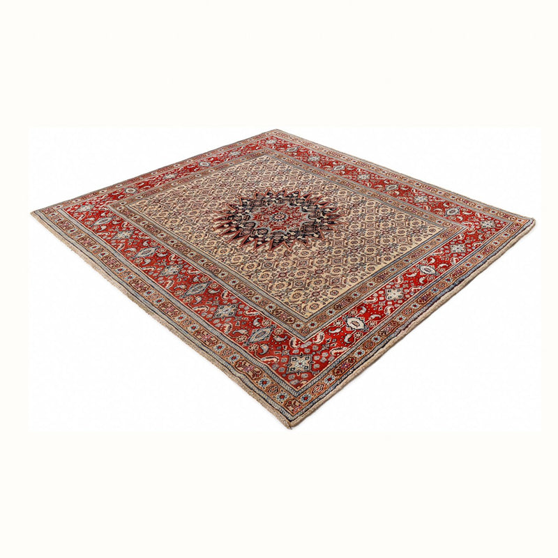 Tapis persan - Classique carré  - 202 x 186 cm - beige foncé