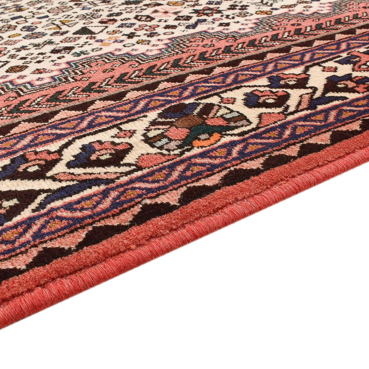 Tapis Gabbeh - Persan Kashkuli - 254 x 170 cm - rouge