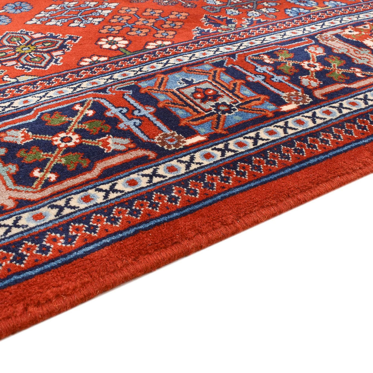 Tapis persan - Nomadic - 250 x 164 cm - rouge
