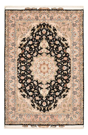 Tapis persan - Tabriz - Royal - 255 x 158 cm - bleu foncé