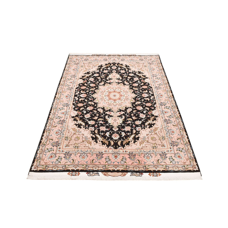 Tapis persan - Tabriz - Royal - 255 x 158 cm - bleu foncé