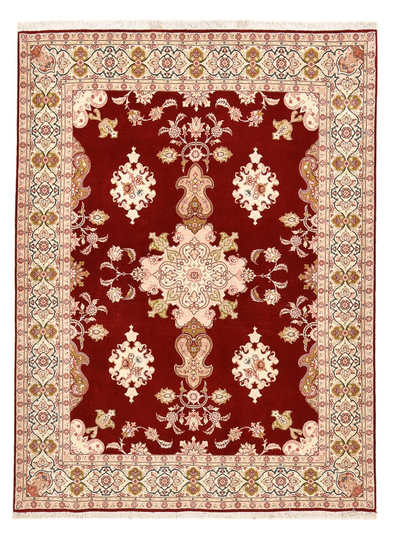 Tapis persan - Tabriz - Royal - 203 x 152 cm - rouge