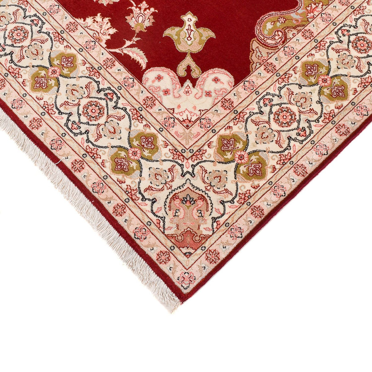 Tapis persan - Tabriz - Royal - 203 x 152 cm - rouge