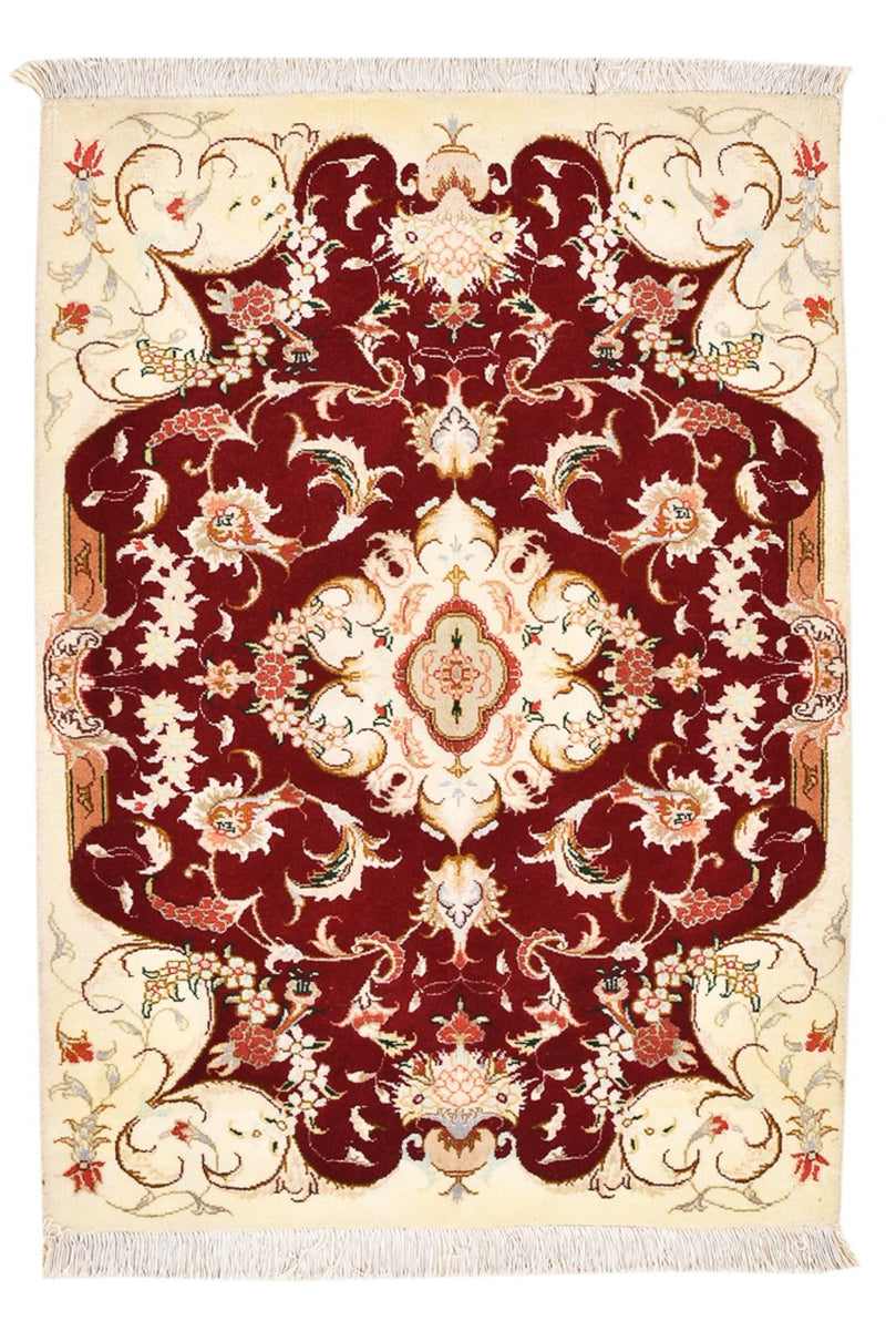 Tapis persan - Tabriz - Royal - 90 x 60 cm - rouge